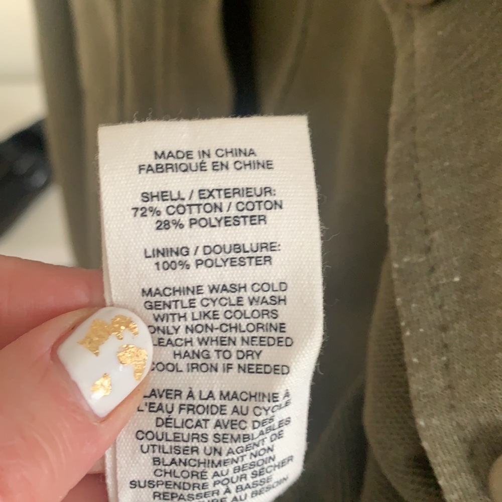 Avec Les Filles Terry Shirt Jacket Size M - Picture 7 of 7